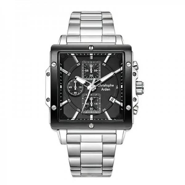 Christophe Arden CA 3004 Silver Black Steel MCFTBBA Christophe Arden CA 3004 Silver Black Steel MCFTBBA